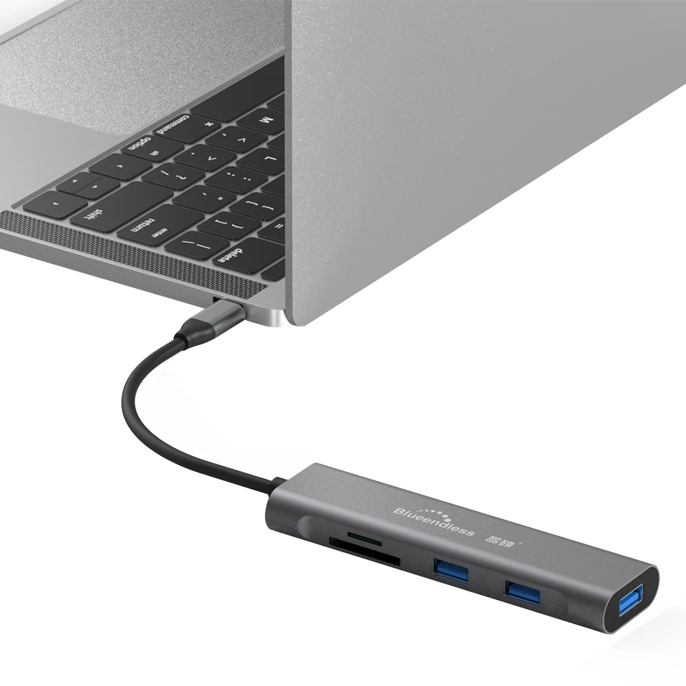 03 5 in 1 Док-станция для ноутбука 9 в 1 type C USB 3,0 HDMI TF LAN PD usb-концентратор для Macbook для huawei для XiaoMi для DELL для lenovo Dock - Цвет: 03 5 in 1
