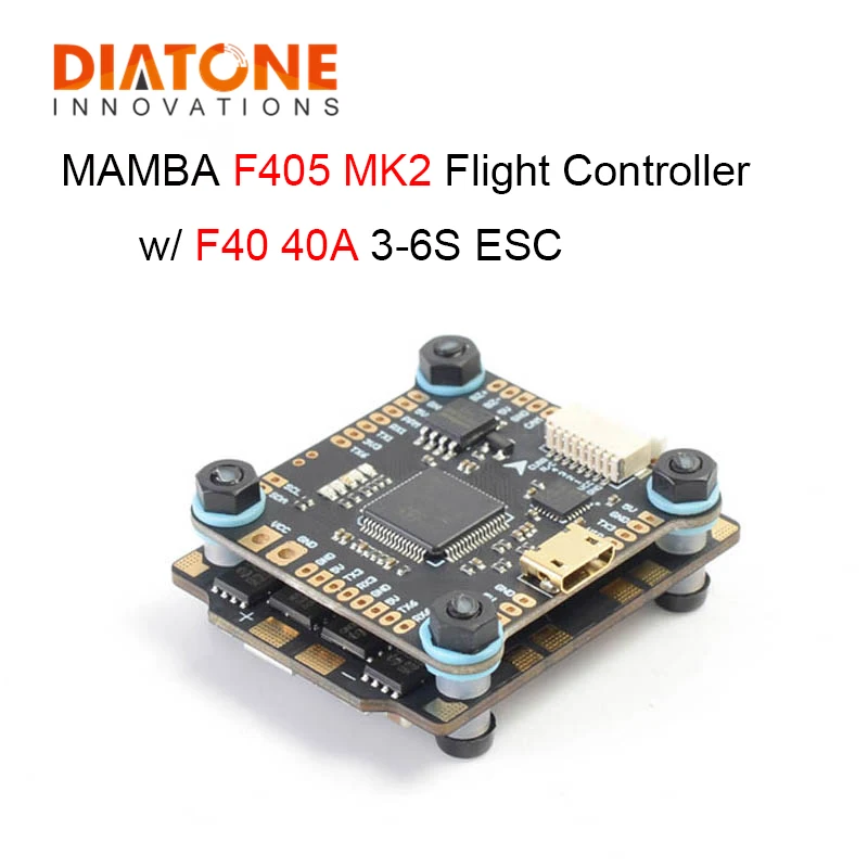 Контроллер полета MAMBA F405 MK2 Betaflight и F40 40A 3 6S DSHOT600 бесщеточный ESC для RC FPV гоночного