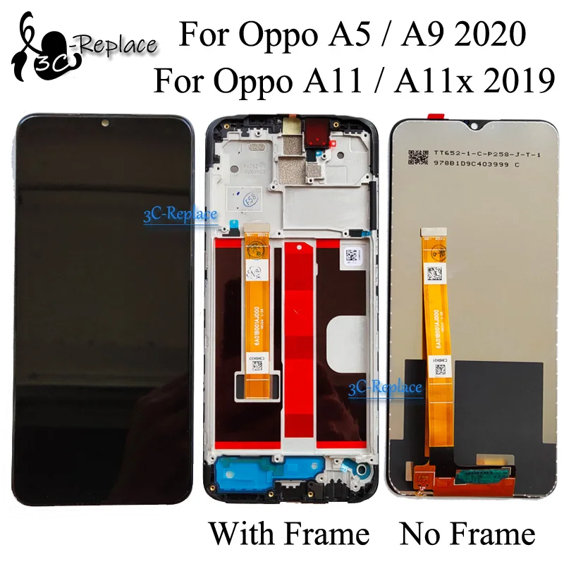 Черный 6 5 Дюймов Тонкий Высококачественный защитный чехол для Oppo A11 / A11x 2019 A5 A9 (2020)