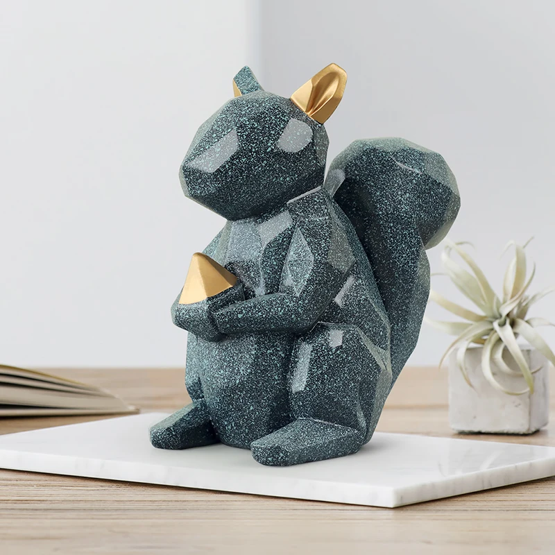 Статуи и скульптуры белки детская комната спальня домашний декор праздничные