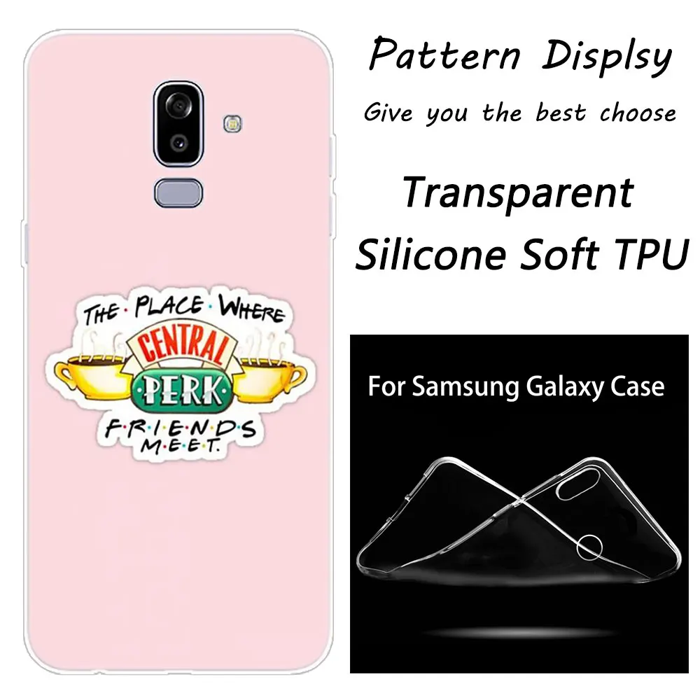 009 Мягкий силиконовый чехол для телефона с героями телесериала «Друзья» для samsung Galaxy J8 J6 J4 J2 Pro Core J6 J7 Prime J3 J5 ЕС J4 плюс Чехол - Цвет: 009