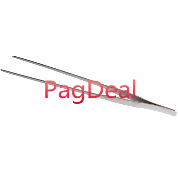 48cm tweezer Аквариумные растения чистым инструментом Нержавеющая сталь прямые кривой пинцет, ножницы песок скребок садок для рыбы Clipper сдвига - Цвет: 48cm tweezer