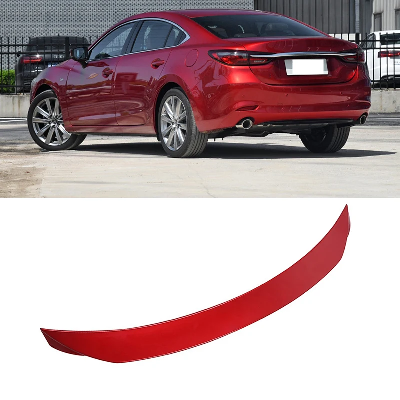 Для Mazda 6 Atenza 2019 2020 углеродного волокна ABS задний загрузки багажник спойлер