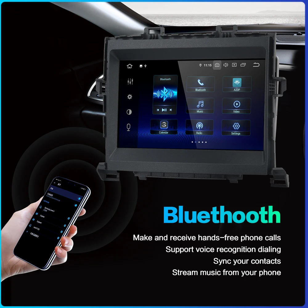 10 2 &quotIPS дисплей Android автомобильный стерео GPS для Alphard 2011 2012 Carplay In Dash Авто Радио FM WiFi