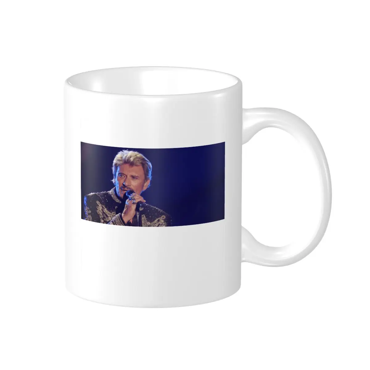 

Promo Johnny And Hallyday(2) Mugs Unique Cups CUPS Print Humor Graphic R337 multi-function cups