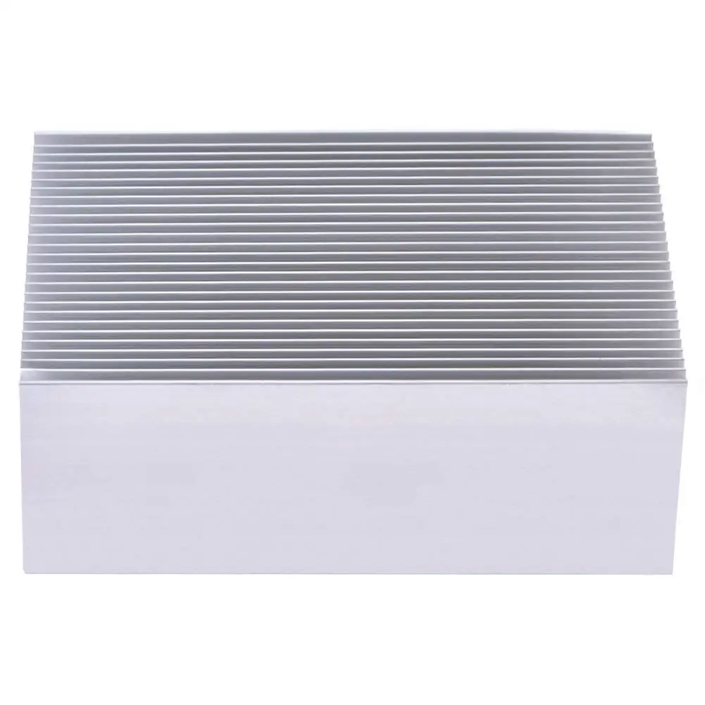

Aluminum Heat Radiator Heatsink Cooling Fan 200x69x37mm Silver Tone
