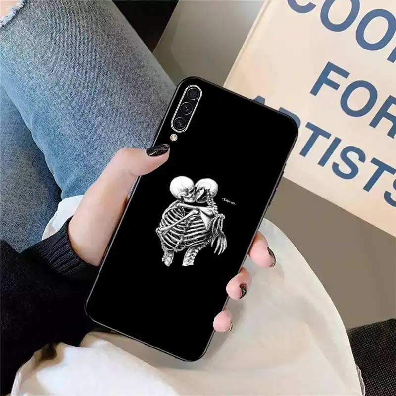 

Rose Skeleton Hand Skull Phone Case For Samsung galaxy A S note 10 7 8 9 20 30 31 40 50 51 70 71 21 s ultra plus