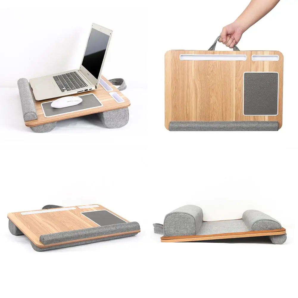 Multi-functional Lap Laptop Desk Portable Bed Tray PC Table Stand Notebook With Tablet Pen & Phone Holder | Мобильные телефоны и