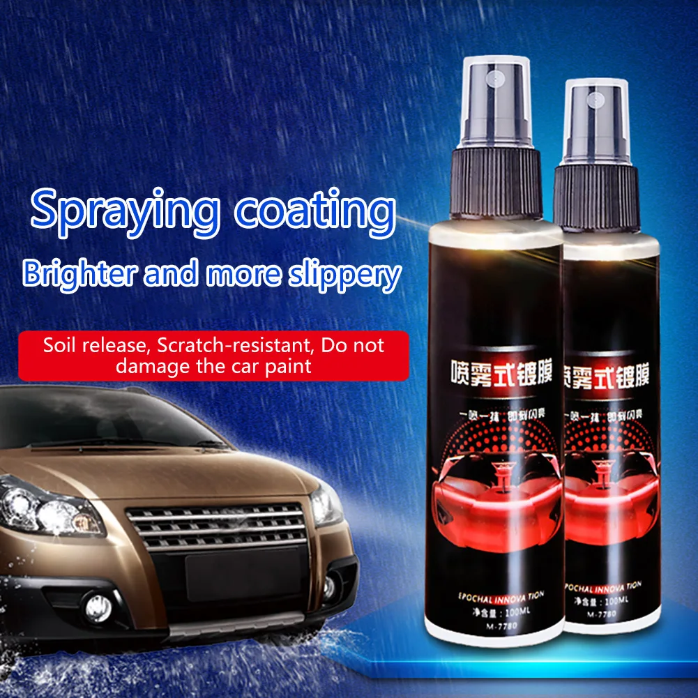 

9H 100ml Auto Anti-scratch Crystal Plating Coating Car Lacquer Paint Care Polished Glass Coating Car Repair Refurbished Kit Tool