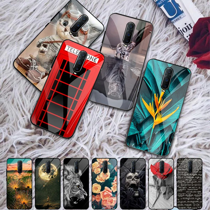 

Hard Glass Case For OPPO Realme 9i Cases Tempered Glass Bumper For OPPO Realme9i Cover Luxury Phone Silicon Print Fashion Capas