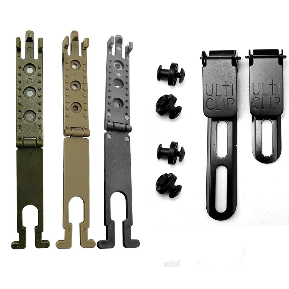 

UltiClip Slim 3.3 2.2 Waist Clips KYDEX HOLSTER K Sheath System MOLLE-LOK Transportation Scabbard Back Clip Hunting Accessories