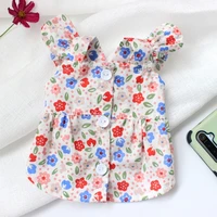 floral skirt pet clothes summer thin section princess pomeranian teddy bichon dog clothes for small dog skirt pet clothing