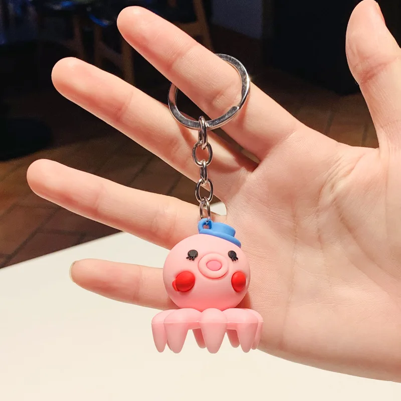 

Kawaii Trendy Cute Octopus Keychain Fashion Stuffed Octopus Keychain Pendant Animal Keychains Action Figures