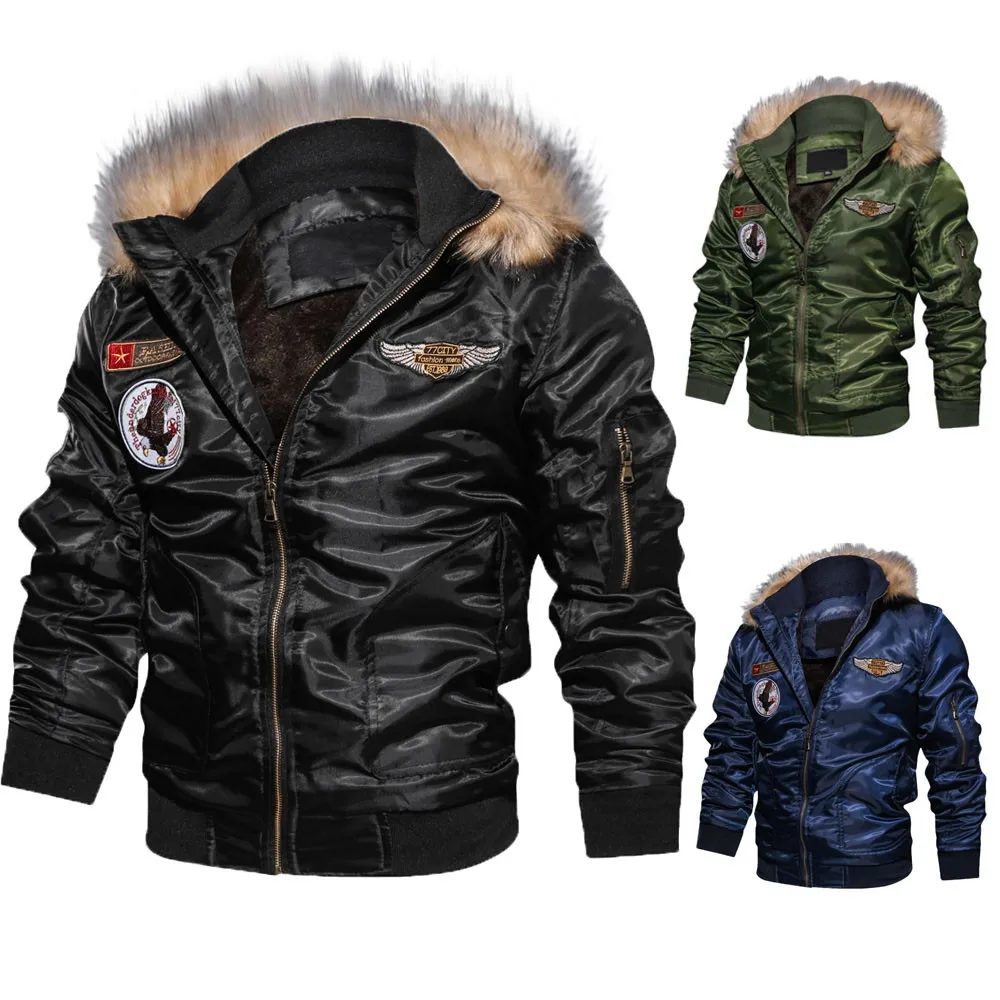 New Men's Coat Autumn Winter Casual Long Sleeve Solid Hooded Zipper Jacket Top Blouse overcoat Causal Mens Jackets Coat Fashion