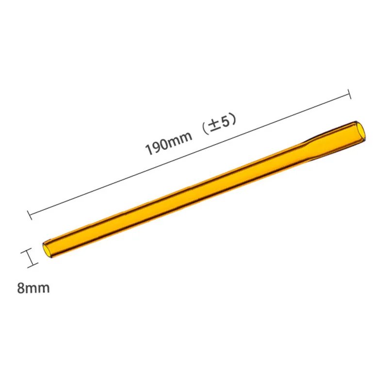 

Glass Straw Colorful Eco-friendly Reusable Drinking Straw Smoothies Cocktails Bar Bent Or Straight Design Drinkware Accessories