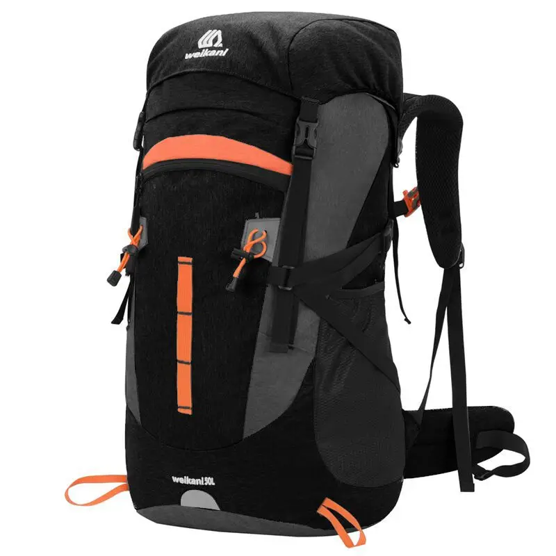 

Tactical Mountaineering Bag 50L Men Hiking Camping Backpack Trekking Night Reflection Rucksack Outdoor Sports Travel Fishing Bag