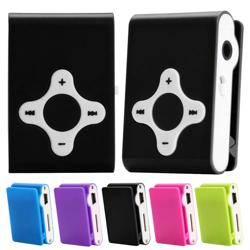 Мини USB MP3-плеер с клипсой поддержка Micro SD TF карты музыкальный медиаплеер крутой