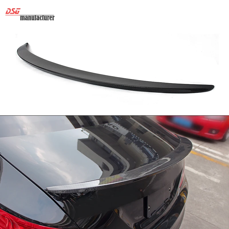 Задний спойлер из углеродного волокна для Mercedes W117 benz CLA class type|carbon fiber rear spoiler|rear