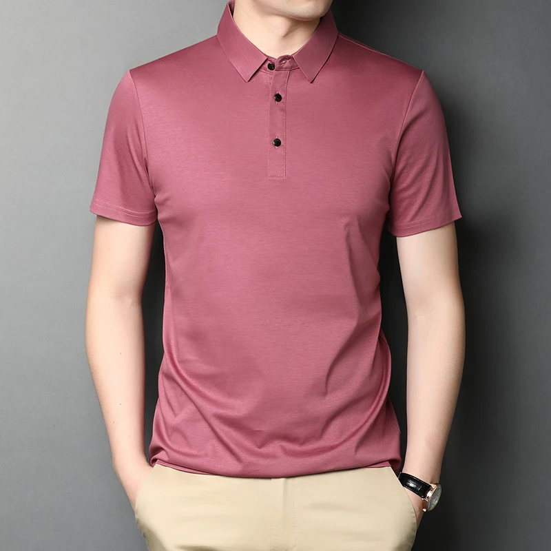 Мужская Летняя Однотонная футболка из 100% хлопка мужская повседневная тонкая с