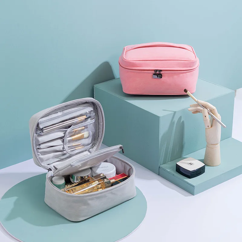 

Travel Cosmetic Bag Portable Large Capacity Storage Bag Business Trip Waterproof Portable Women's Cosmetic Bag Wash Bag