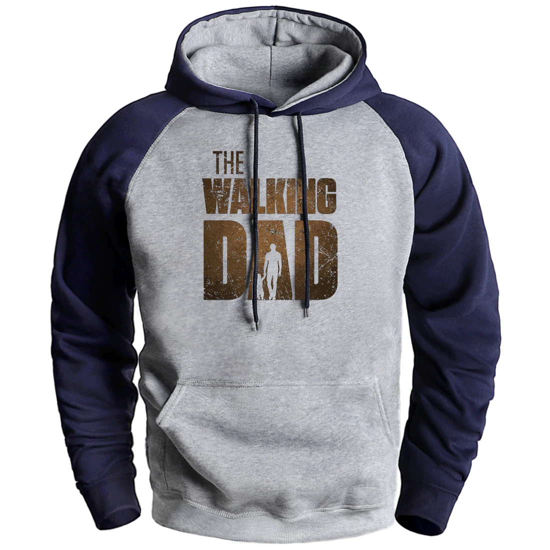 

The Walking Dad Sweatshirts Man Causal Hoodies Pullover 2020 New Casual Loose Raglan Streetwear High Quality Father Day Gift Top