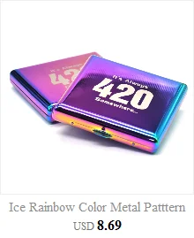 King Size Fashion Plastic Cigarette Case Cover(Hold 20 Cigarette) Portable Personality Cigarette Box Tobacco Cigarette Case