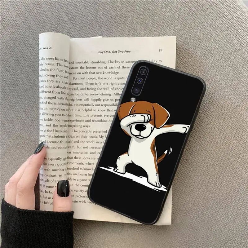 

dachshund dog Cute cartoon pet Phone Case For Samsung galaxy S 9 10 20 A 10 21 30 31 40 50 51 71 s note 20 j 4 2018 plus
