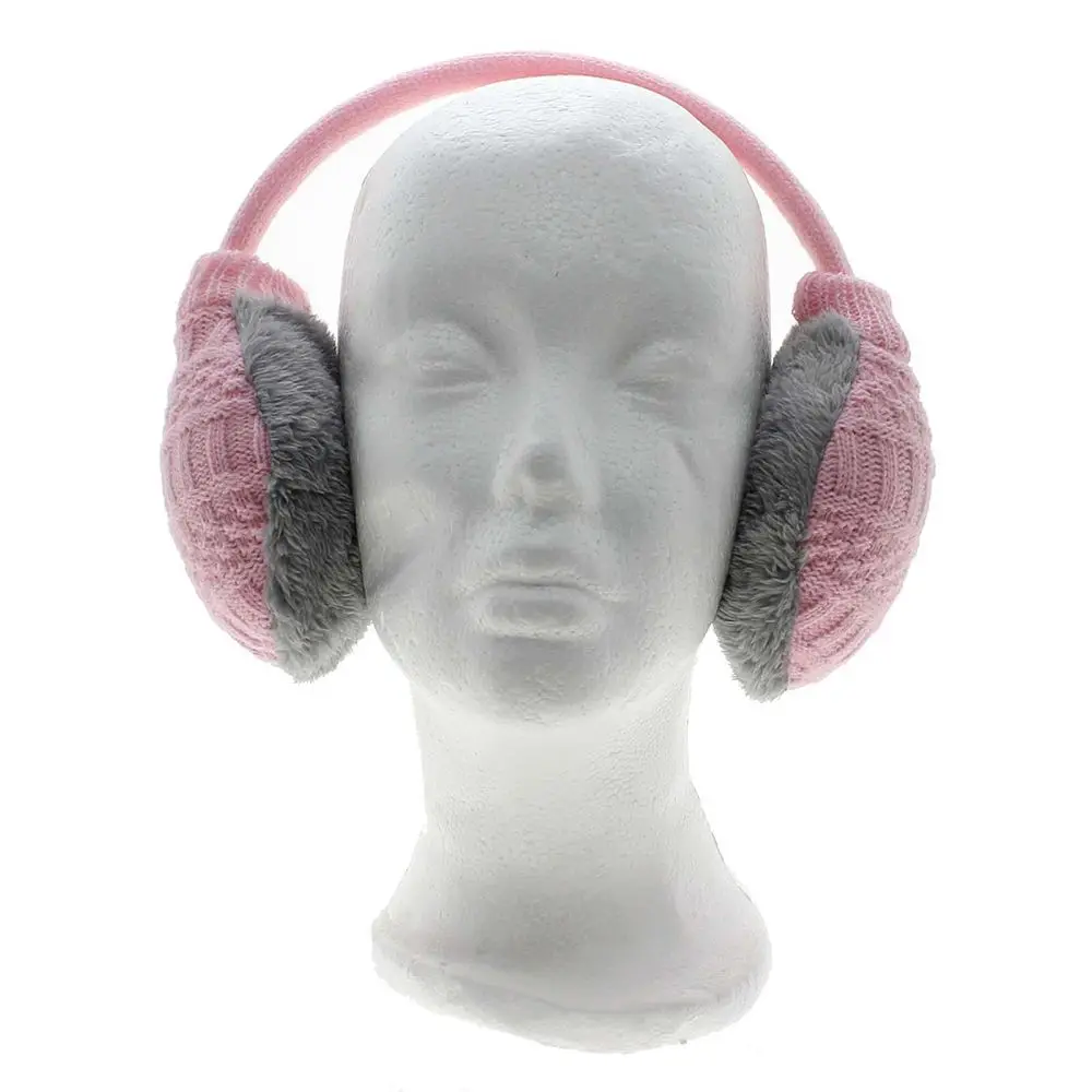 Популярные новые модные стильные зимние наушники женские теплые Наушники