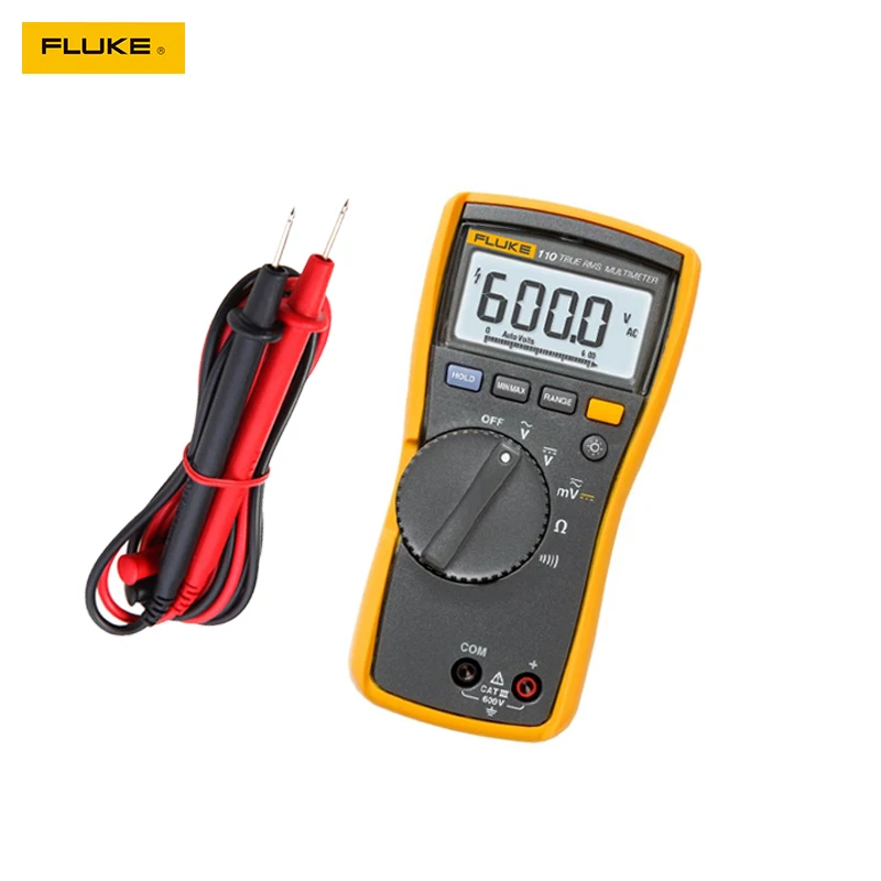 Fluke 110 True RMS мультиметр сопротивление непрерывность AC DC Вольт подсветка