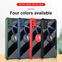 Armored Phone Case For Infinix Note Hot 10s Play Lite Pro Smart 2021 Zero Ring Holder Shockproof Cover