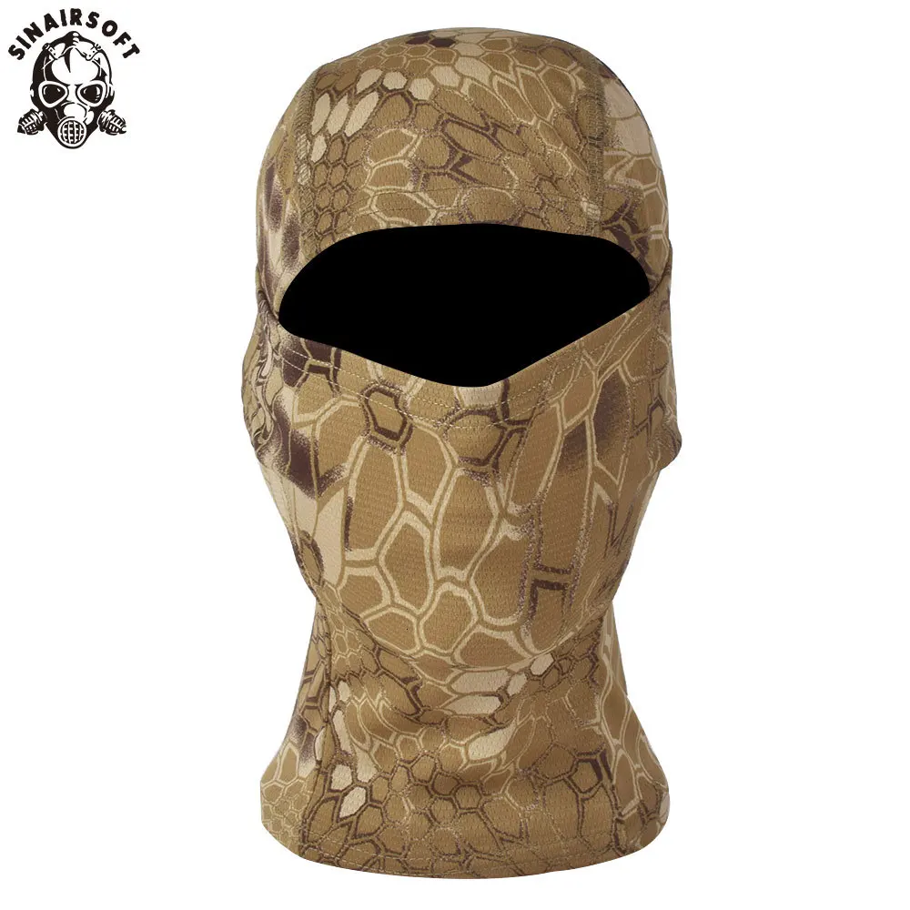 SINAIRSOFT воздухопроницаемая тактическая маска для страйкбола, пейнтбола, маска для всего лица, мотоциклетные охотничьи шапки LY1300
