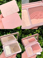 facial 3d highlighter and blush contour palette vitality nude makeup natural color rendering long lasting and waterproof makeup