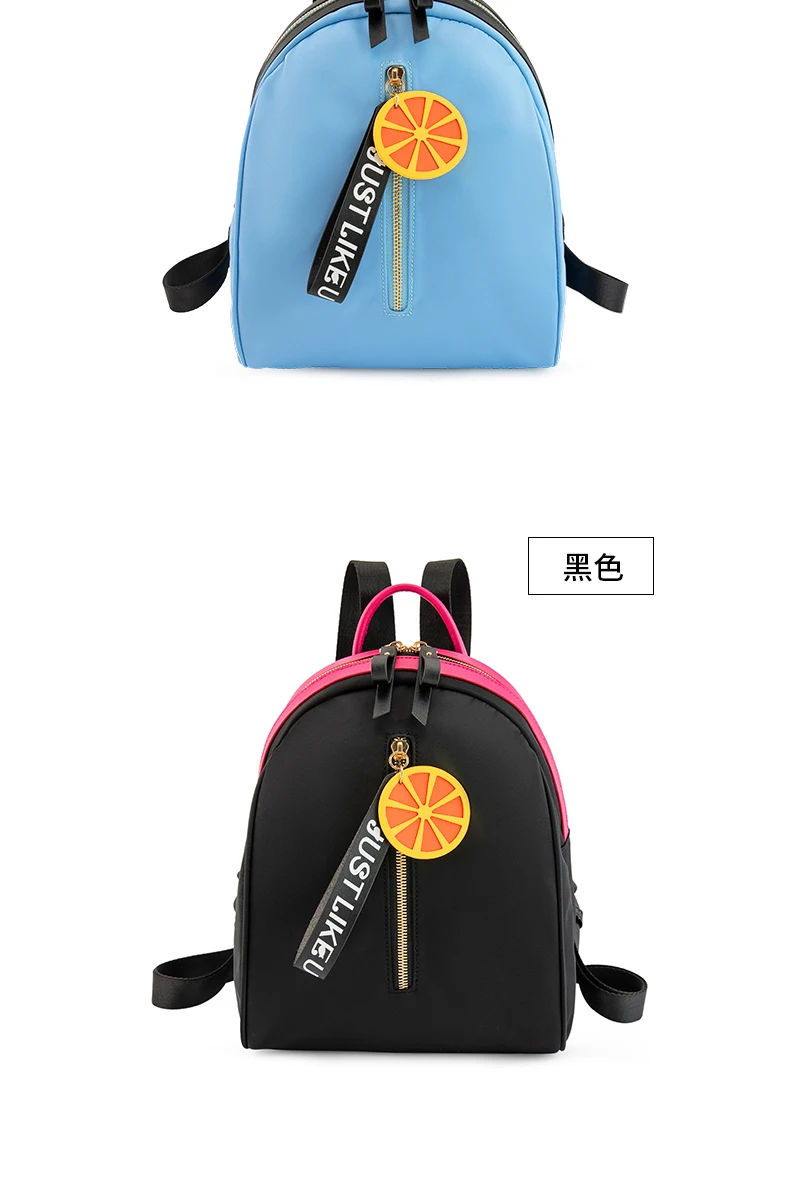Zoger backpack girls waterproof nylon pouch new mini wild canvas bag fashion Oxford cloth small backpack ins super fire