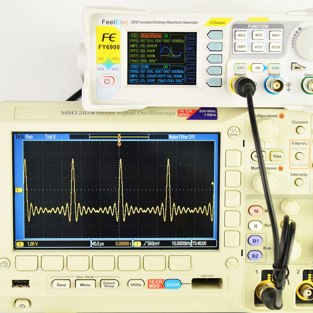 Новые 2 канала DDS генератор сигналов произвольной формы Генератор импульсных
