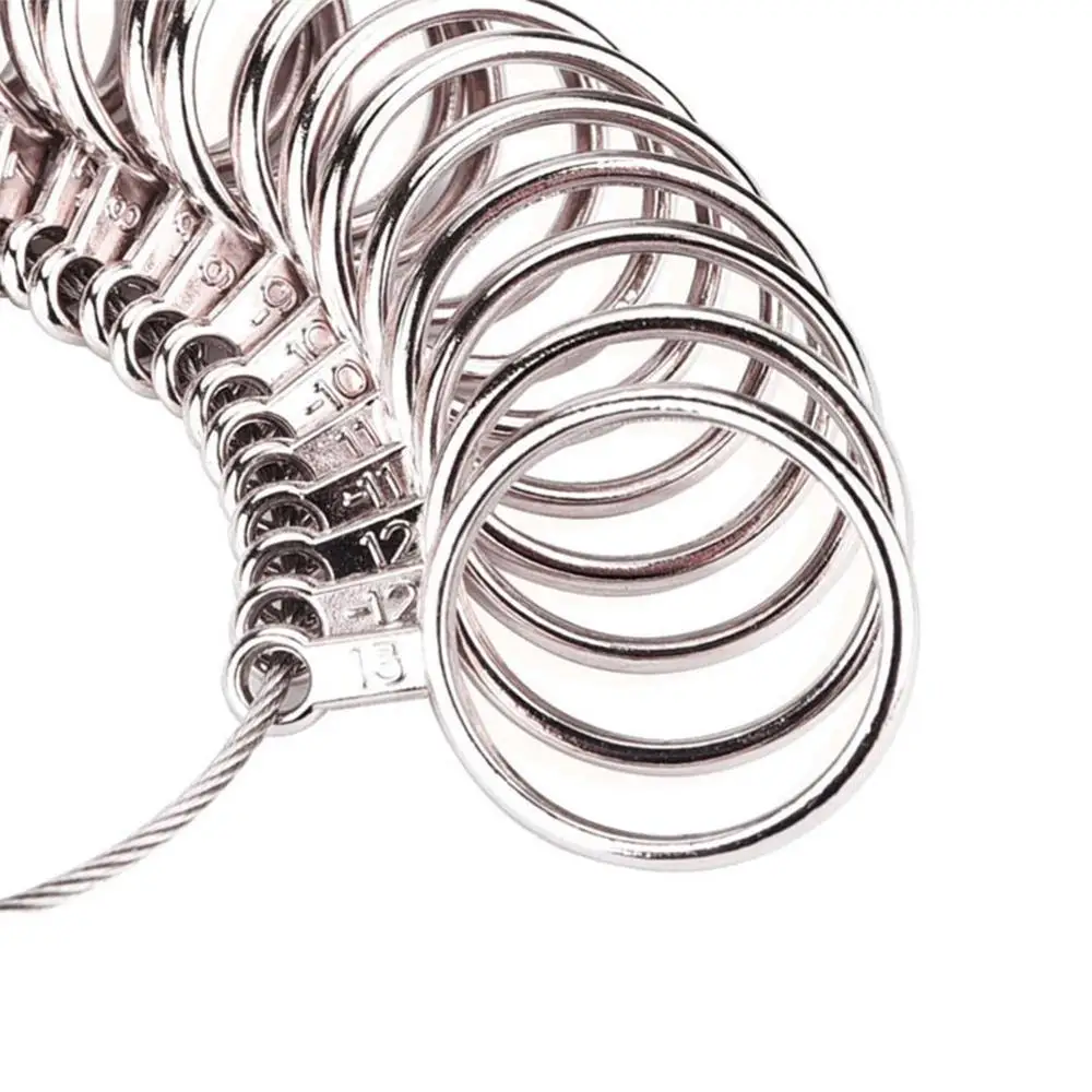 Новый дизайн набор колец размера r ювелирные изделия кольца измерительный