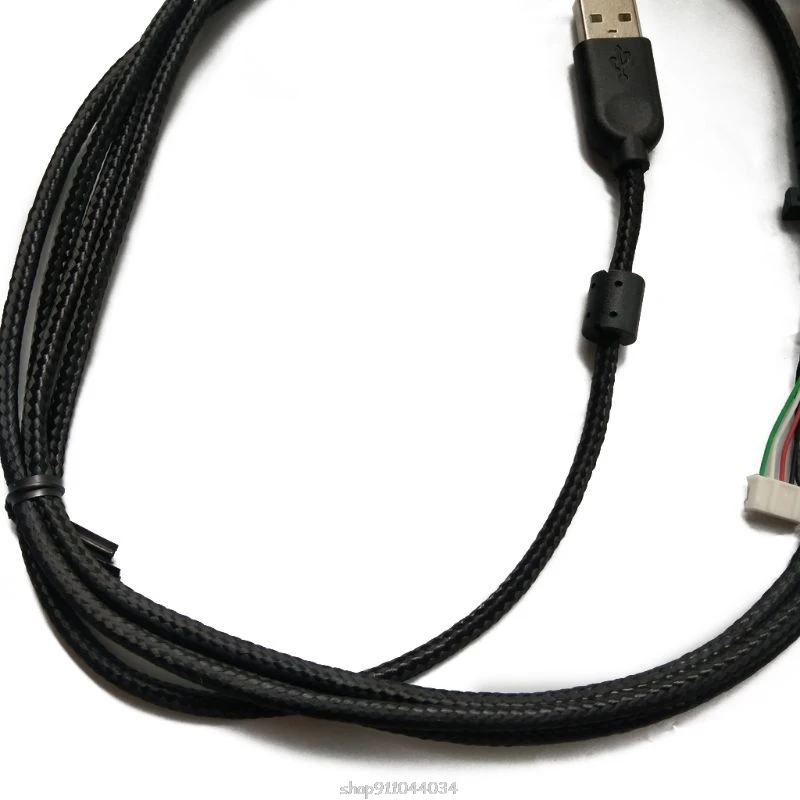 

Durable Nylon USB Soft Mouse Cable Line Replacement Wire For logitech G303 Mouse D07 20 Dropship