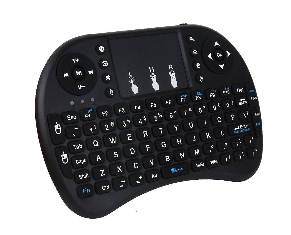 Touyinger Новое поступление Мини i8 Клавиатура Air mouse Мультимедийный пульт дистанционного управления Сенсорная панель Ручной для Проекторы Android и Smart tv