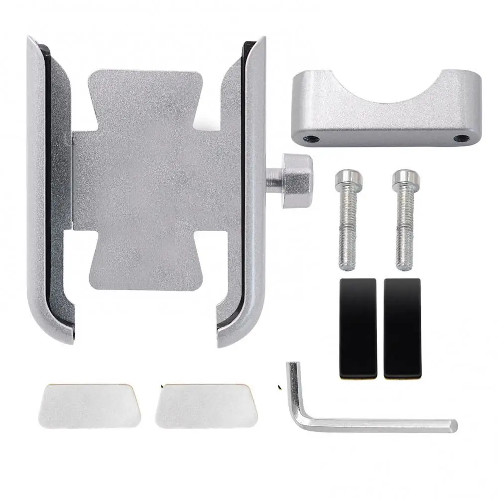 

Metal Motorcycle Bike Phone Holder Aluminum Alloy Anti-slip Bracket GPS Clip Universal Bicycle Phone Stand for all Smartphones