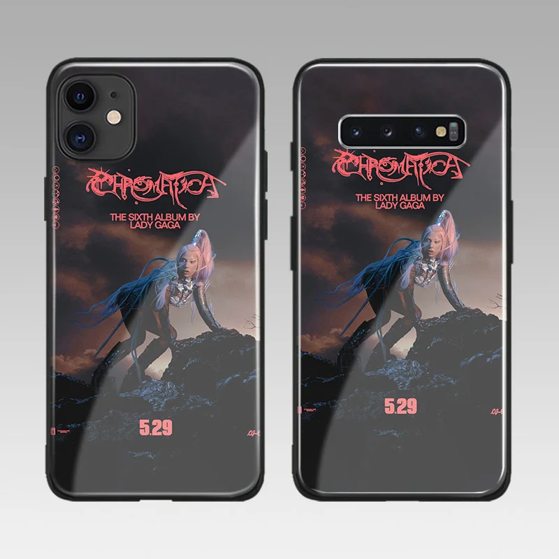 Chromatica lady gaga soft silicone Tempered Glass For iPhone SE 6s 7 8 Plus X XR XS 11 12 mini Pro Max Phone Case Cover Shell | Мобильные