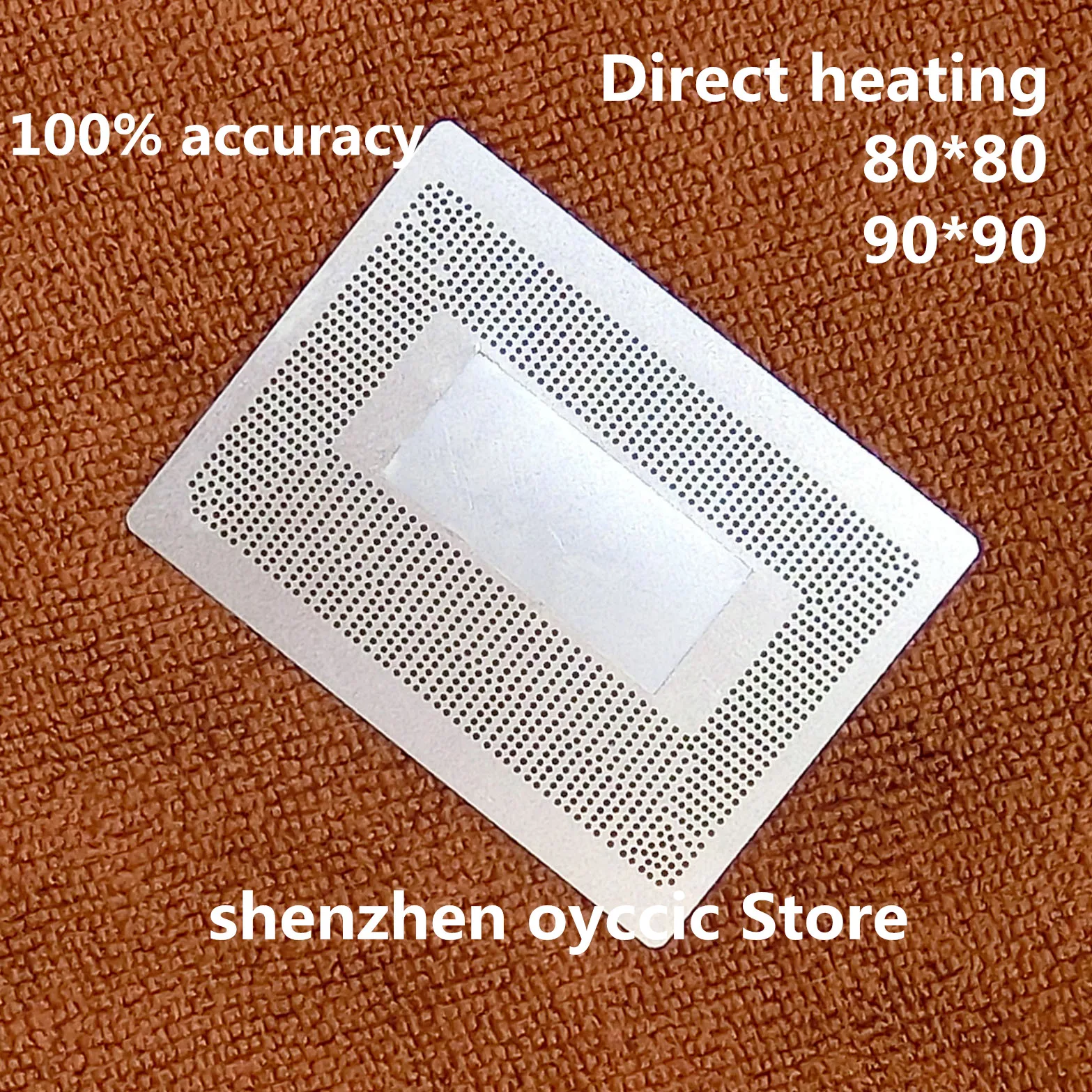 

SRFDM SRFCN SRFCP SRF6U SRF6X SRFCR SRFD0 SRFD1 i5-9400H I7-9850H I7-9750H I5-9300U SRG26 0,45 мм CPU BGA Stencil