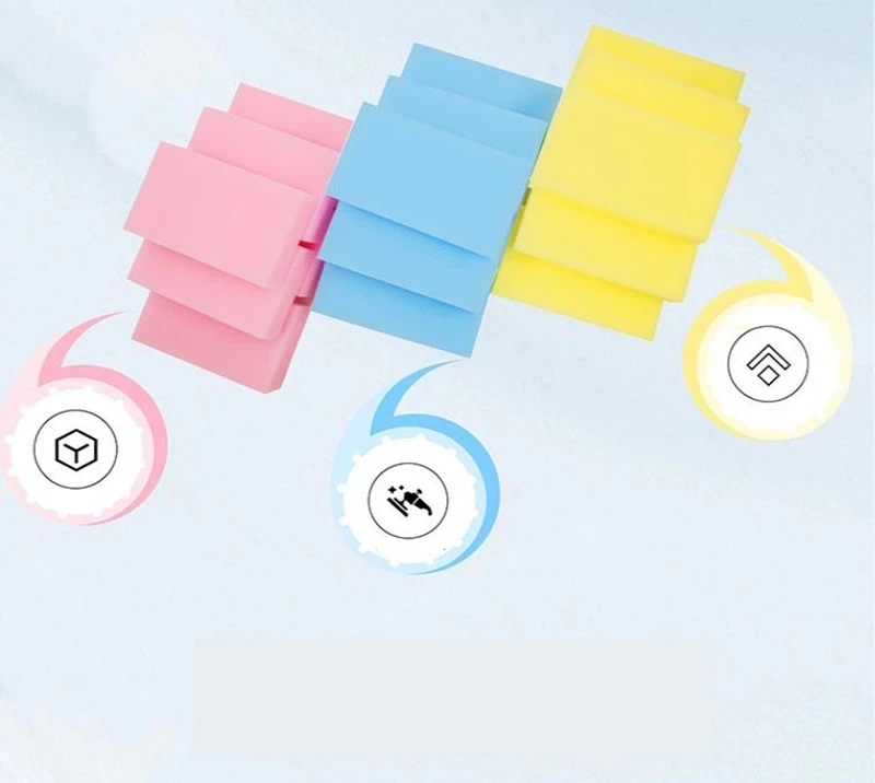 

10*6*2cm Color Melamine Sponge Magic Sponge Eraser Melamine Sponge Cleaner Cleaning Sponge for Kitchen Bathroom Cleaning Tools