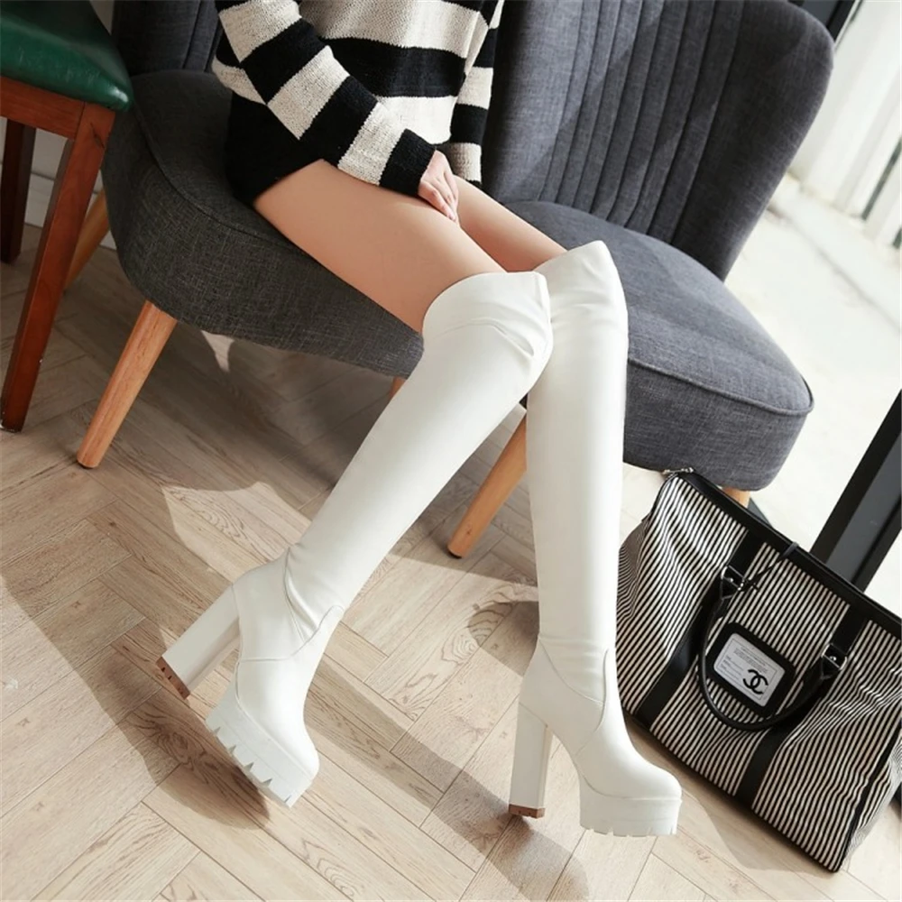 

Зимние сапоги на платформе, женские сапоги до бедра, женские белые сапоги, женские сапоги, черные сапоги 2020