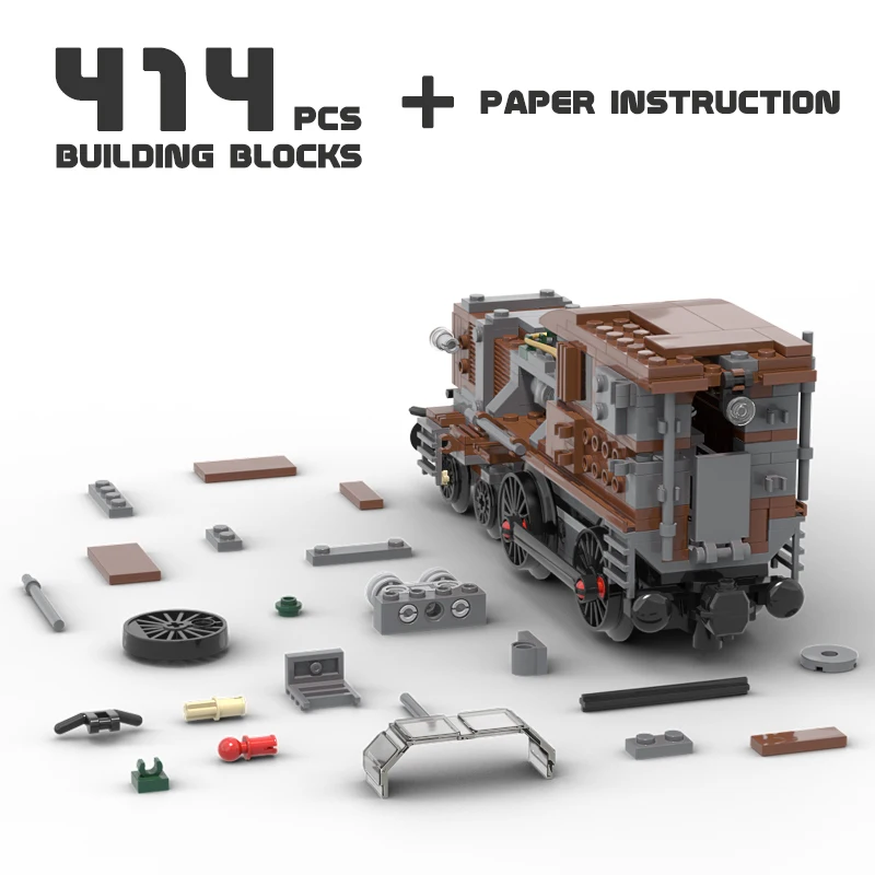 

High-TechClass Locomotive Train Modular Building Blocks Transportation Vehicles Block Model Gift For children 414PCS Kids Toys