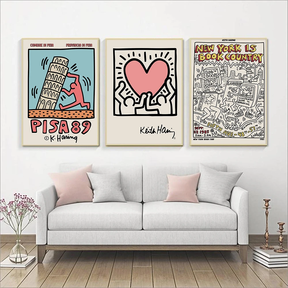 Кит арт выставочный постер Пиза Абстрактная Картина на холсте винтажный рисунок