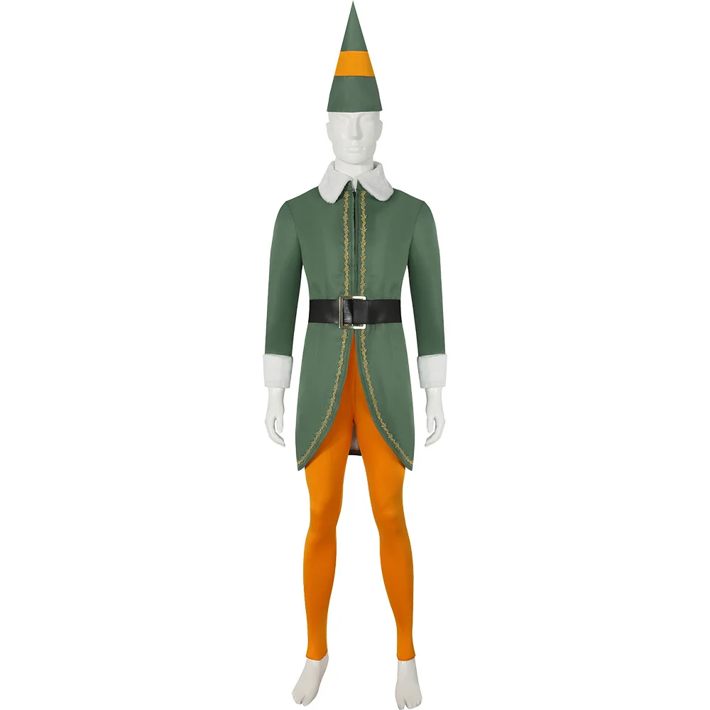 Рождественское платье эльф Тренч костюм для Хэллоуина косплей Рождественский