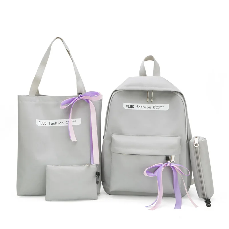 Детские школьные сумки для девочек-подростков; рюкзак из парусины; дорожные сумки; Модный легкий детский рюкзак с кисточками; школьные сумк... от AliExpress WW