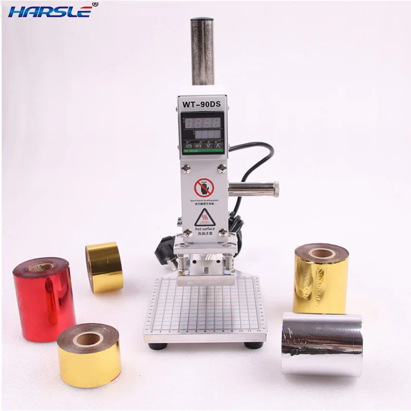 HARSLE WT-90 многофункциональная ручная Горячая Фольга штамповки/тепла Пресс/машина