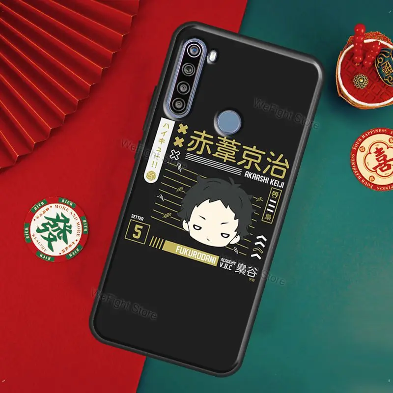 Чехол Akaashi Keiji Haikyuu для Xiaomi Redmi Note 11 Pro 8 9 10 9S 10S чехол 9A 9C 9T Coque | Мобильные телефоны и