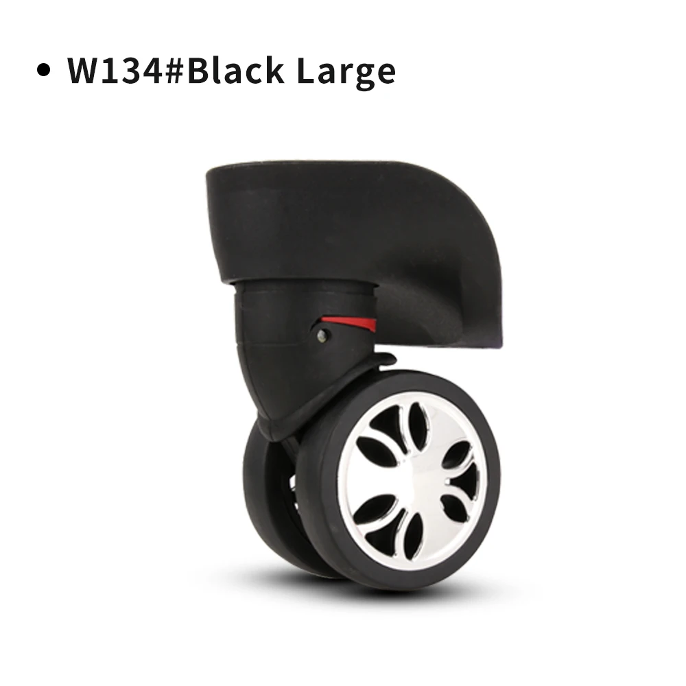 DILONG W134 Luggage Repair Parts Wheel Unicycle Replacement  Universal Wheels High Elastic Durable Rubber Black Grey Casters