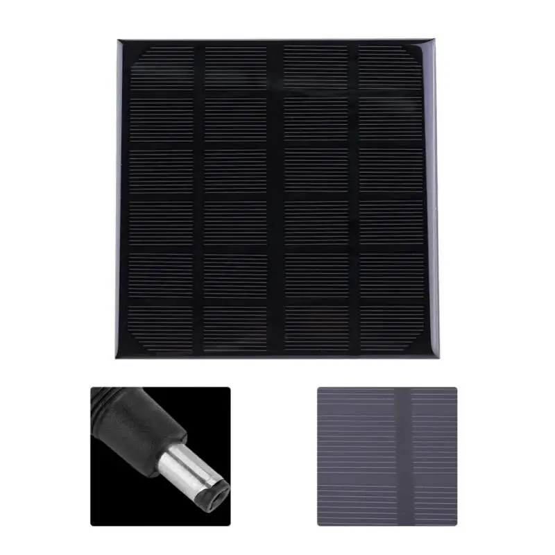 Выход постоянного тока 3 Вт 6 в солнечная панель монокристаллический кремний